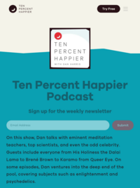 Ten Percent Happier Podcast with Dan Harris