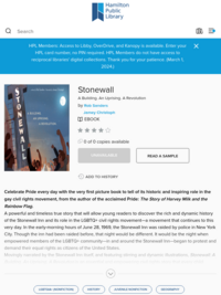 Stonewall by Rob Sanders | Hamilton Public Library OverDrive