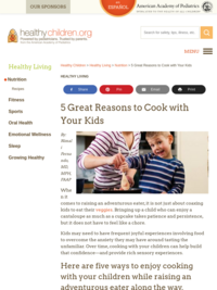 5 Great Reasons to Cook with Your Kids