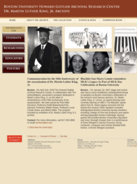The Dr. Martin Luther King, Jr. Cataloguing and Electronic Finding Aid Project