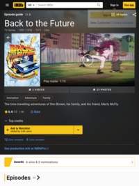 Back to the Future (TV Series 1991–1993) - IMDb