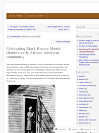 Olathe’s Early African-American community