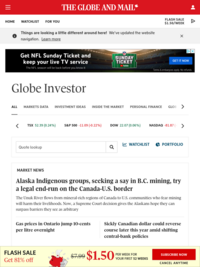 Globe Investor - The Globe and Mail