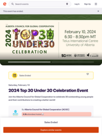 Event - Top 30 Under 30