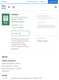 Ireland | Herrick District Library | BiblioCommons