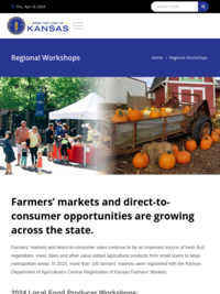 From the Land of Kansas | Farmers Market Regional Workshops