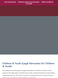 LACY Legal Advocates for Children &amp; Youth