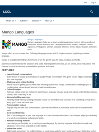Mango Languages - Logan City Council Libraries