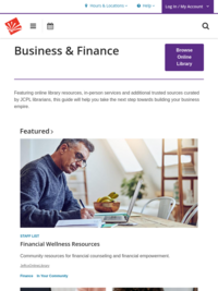 Financial &amp; Business Resources