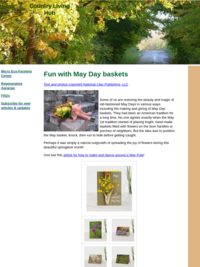 Great Group Activities: Fun with May Day Baskets