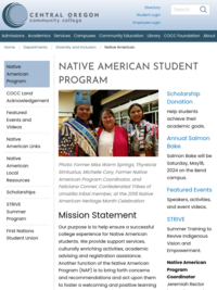 Native American Student Program - Central Oregon Community College