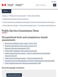 Public Service Commission Tests - Canada.ca