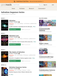 Salvation Sequence Series by Peter F. Hamilton