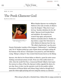 Stephen Sprouse - The Punk Glamour God - Nymag