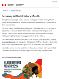 Government of Canada: Black History Month
