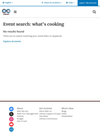 What's Cooking with the Library: an online program