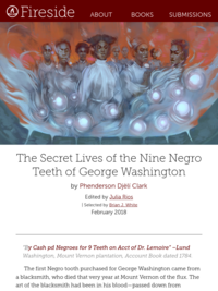 The Secret Lives of the Nine Negro Teeth of George Washington