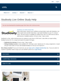 Studiosity is a free, online tutoring service for students in years three to TAFE level.
