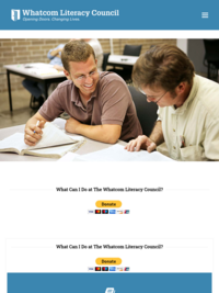 Whatcom Literacy Council website