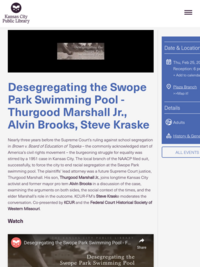 Desegragating Swope Park Swimming Pool