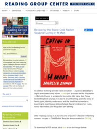 Crying in H Mart Cold Radish Soup | Knopf Doubleday