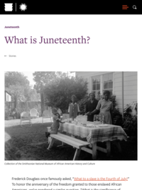 The History on Juneteenth