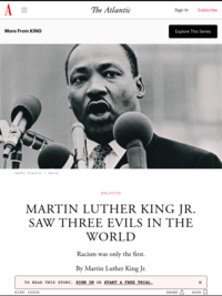 Atlantic Monthly - King Issue