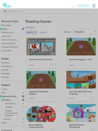 Free Reading Games