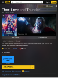 Thor: Love and Thunder | 07.08.2022