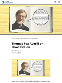 Thomas Fox Averill on Short Fiction | Topeka &amp; Shawnee County Public Library
