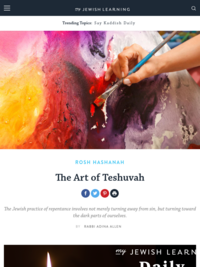 The Art of Teshuvah