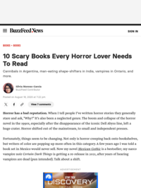 Silvia Moreno-Garcia's 10 Scary Books Every Horror Lover Needs To Read