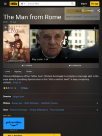 The Man From Rome - DVD