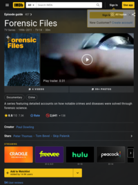 Forensic Files (TV Series 1996–2011) - IMDb