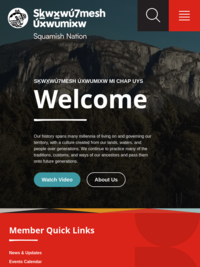 Squamish Nation Website