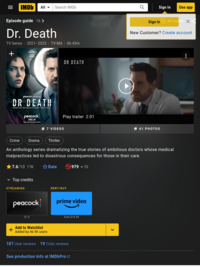 Dr. Death (TV Series 2021) - IMDb