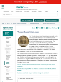 About the Geisel Award