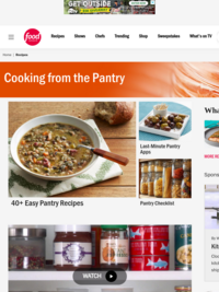 Food Network | Cooking From the Pantry