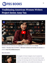 PBS Books: Amy Tan - Trailblazing American Women Writers Project Series