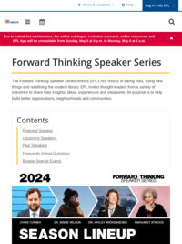Forward Thinking Speaker Series: Michael Landsberg