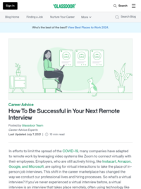 How To Be Successful in Your Next Remote Interview