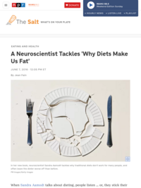 A Neuroscientist Tackles 'Why Diets Make Us Fat'