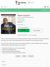 Retire Inspired - Mississauga Library System - OverDrive