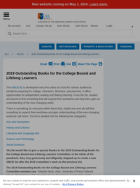 2019 Outstanding Books for the College Bound and Lifelong Learners | Young Adult Library Services Association (YALSA)