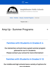 Amp Up - Summer Programs / Overview