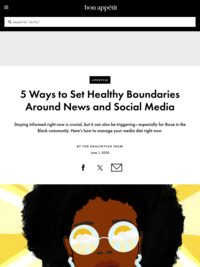 5 Ways to Set Healthy Boundaries Around News and Social Media | Healthyish