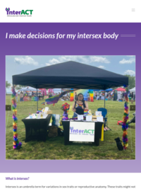 InterACT: Advocates for Intersex Youth
