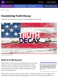 RAND Research Project: Truth Decay