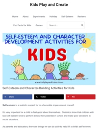 Self-Esteem- and Character-Building Activities for Kids