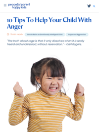Ten Tips to Help Children Manage their Anger